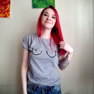 Boobie Graphic Tee - Women's S